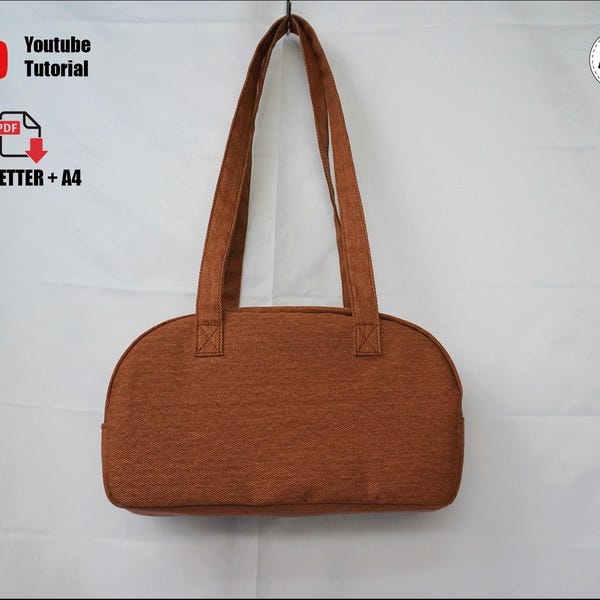 DIY Boston Bag Sewing Pattern PDF - Easy Step-by-Step Tutorial (A4/US Letter) | DDOL_BAG