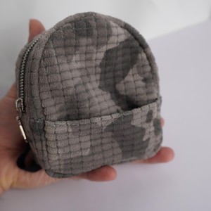 Mini Backpack Keychain Pattern – PDF Sewing Tutorial for Beginners – Doll Bag or Zipper Charm – Digital Download
