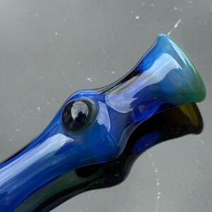 Glass Blown Chillum Pipe
