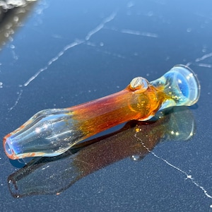 Glass Blown Chillum Pipe