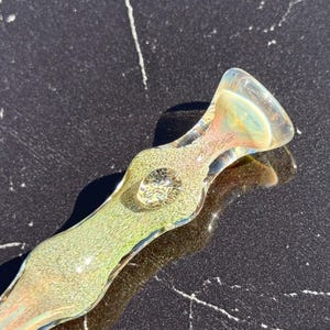 Glass Blown Chillum Pipe