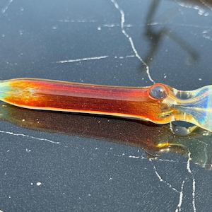 Glass Blown Chillum Pipe