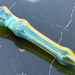 Glass Blown Chillum Pipe