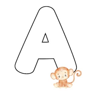Hojas para colorear / Imágenes para colorear / ABC / Alfabeto / Regalo / Aprender a escribir / Imágenes para colorear para niños / Descarga digital / Archivo para imprimir / Diversión