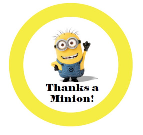 AUTOCOLLANT MINIONS PERSONNALISABLE NOM 3 TAILLES STICKER