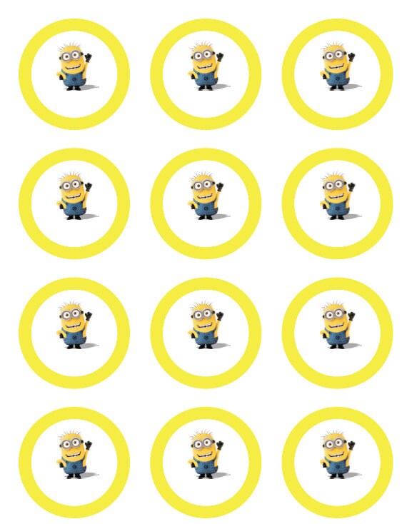 Minions Tags Instant Download Editable Tags and Thanks a - Etsy
