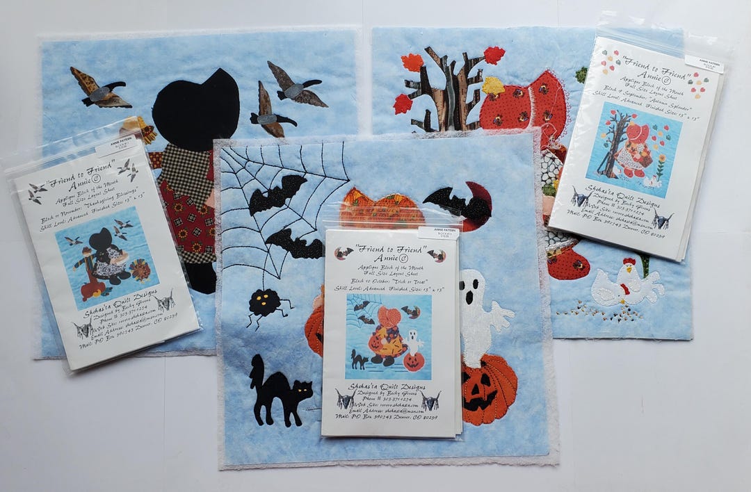 New Shehas’ta Becky Givens Friend to Friend Annie Quilt Patterns OR ...