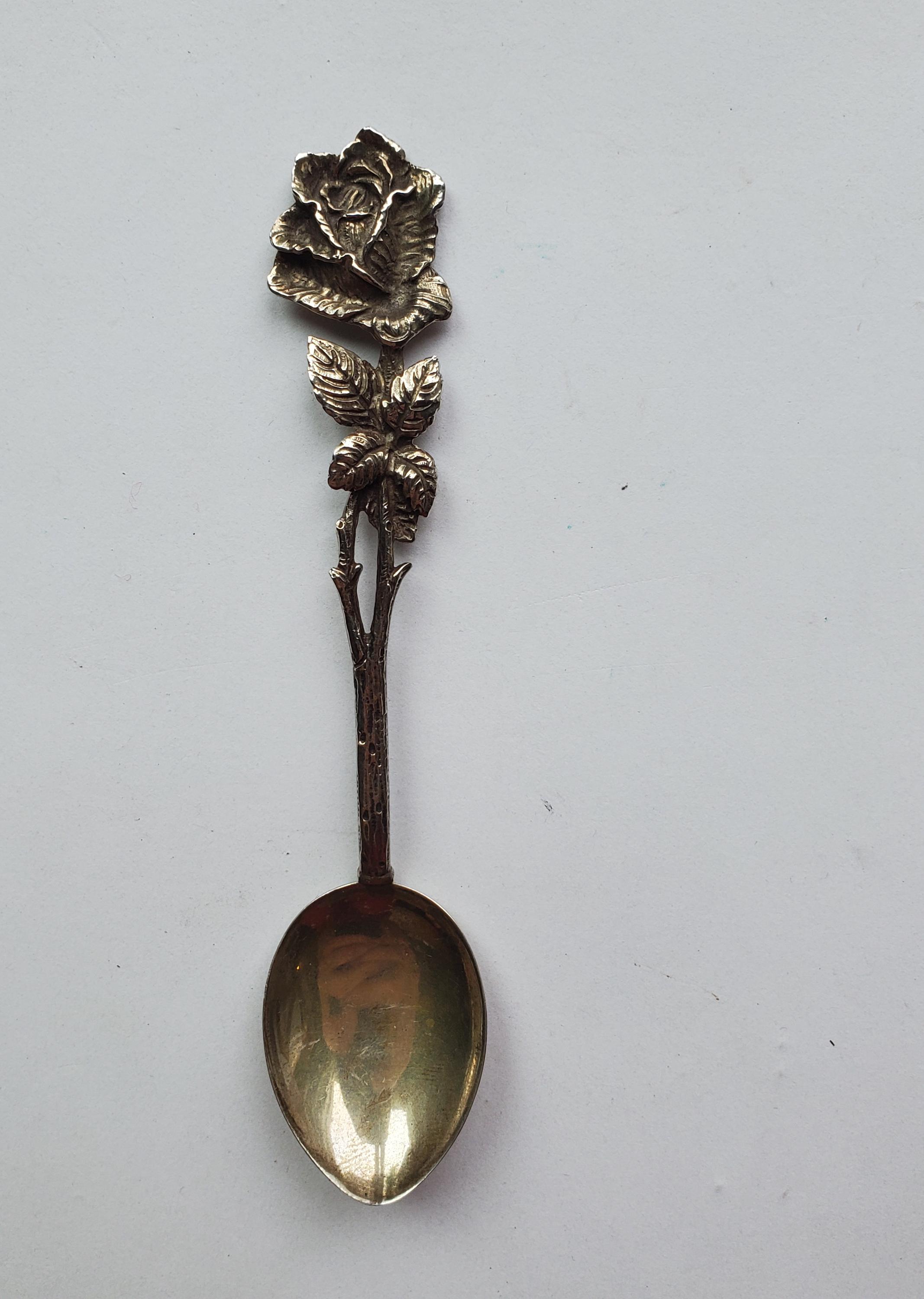 ドイツ　ヒルデスハイムローズ　スプーン〈１本〉純銀製835 166033716_o2.jpg?