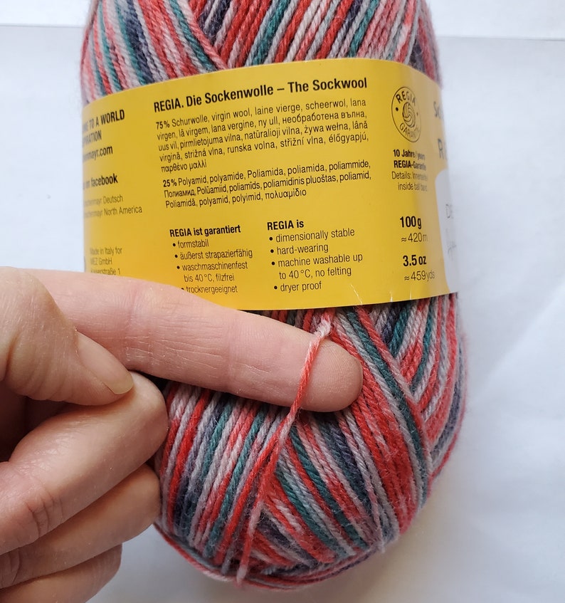 Regia Virtuoso Color Breigaren – 150g Bol – Ca. 375 Meter – Kleur 03077 Lazy Afternoon – 75% Wol/25% Polyamide – Machinewasbaar Op 30°C – Naalddikte 3-4 Mm