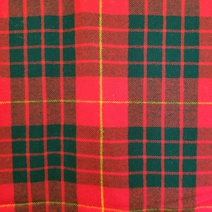 Vintage New Scotland Old Clan Cameron Wool Tartan Material Fabric 2 Yards Chieftain Lochiel Scottish Highlands Lochaber Ben Nevis Medium WT