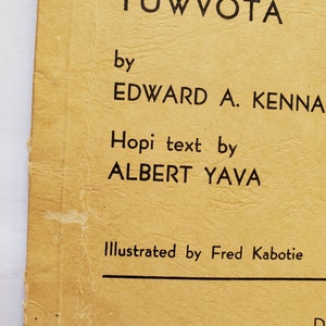 Vintage VG Condition Field Mouse Goes to War Tusan Homichi Tuwvota Paperback PB First Edition 1944 Kennard Hopi Language Albert Yava Hawk image 2