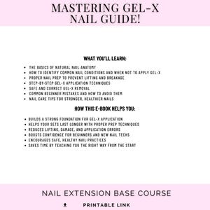Mastering Gel-X Nail Extensions: Przyjazny dla początkujących e-book w wersji cyfrowej (do pobrania) zdjęcie 4