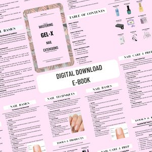 Mastering Gel-X Nail Extensions: Przyjazny dla początkujących e-book w wersji cyfrowej (do pobrania) zdjęcie 3