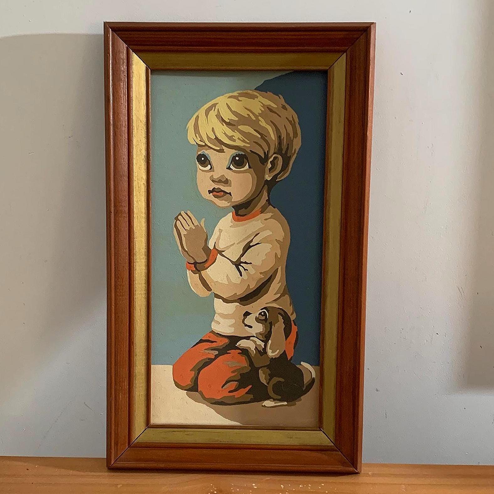 Big Eye Boy Painting - Etsy