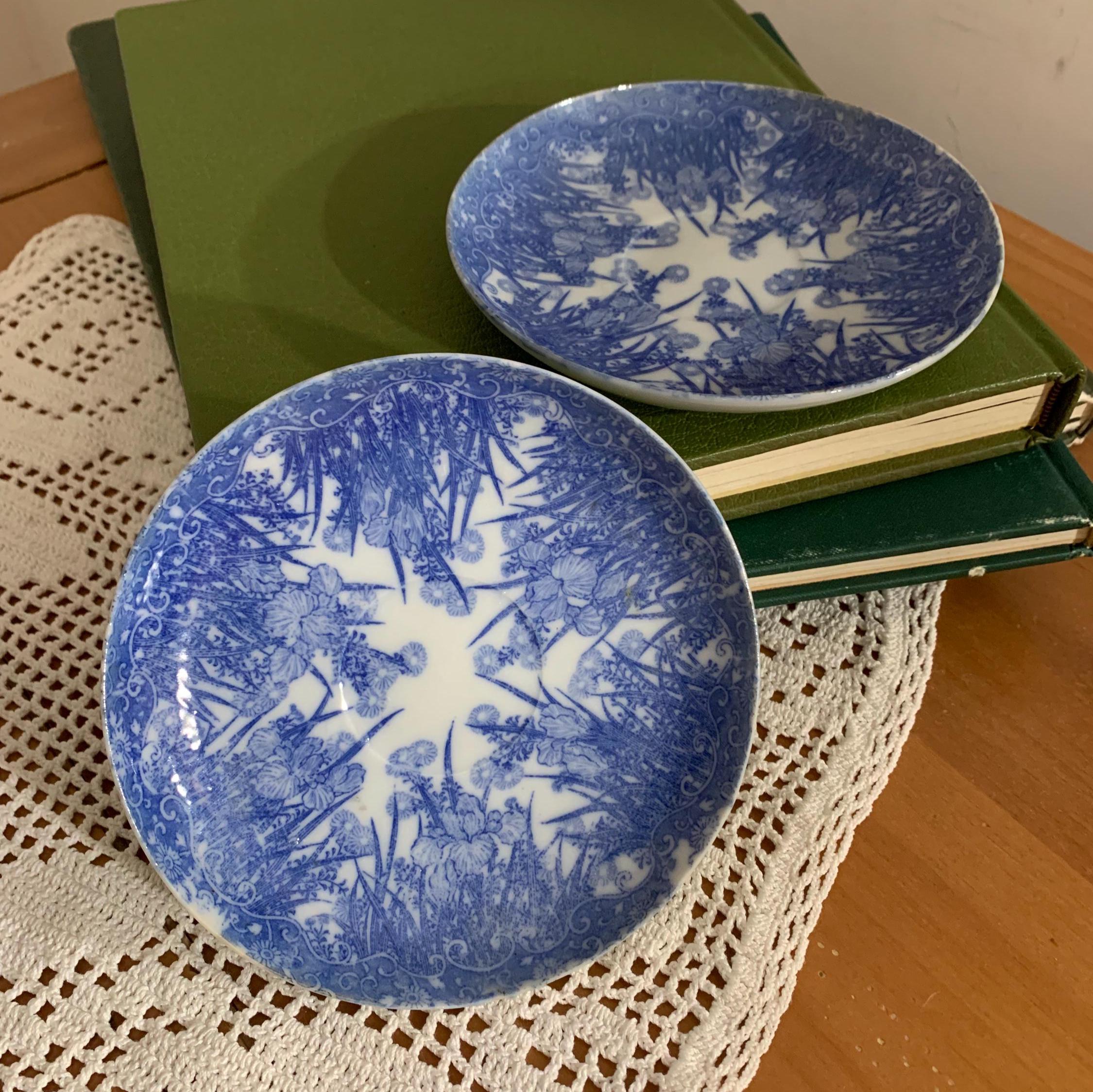 Blue Flower Vintage Dishes - Etsy