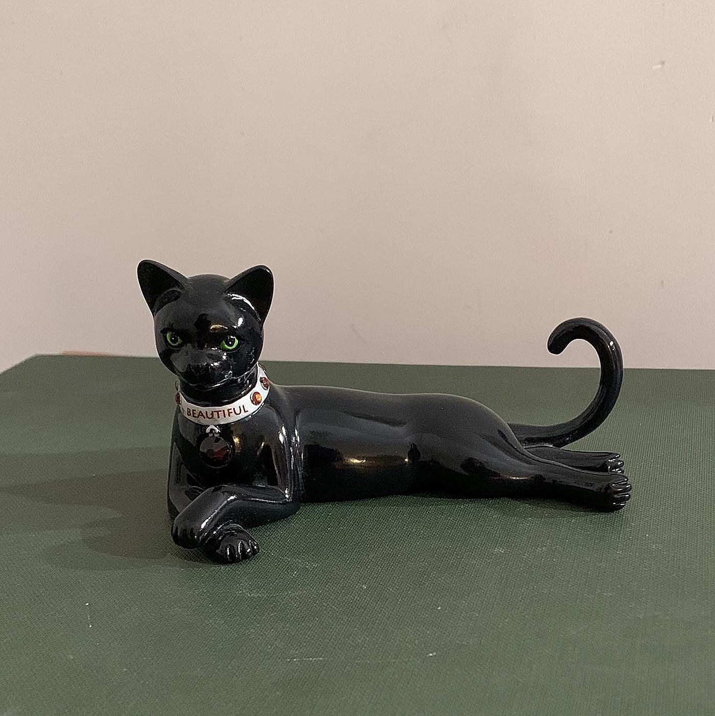 Hamilton Collection Cat Figurine - Etsy