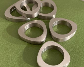 6 anelli per tovaglioli vintage