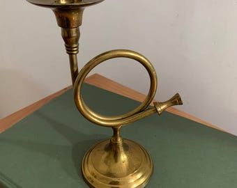 ヴィンテージ真鍮製メリーゴーランド型キャンドルホルダー（ペア）台湾
