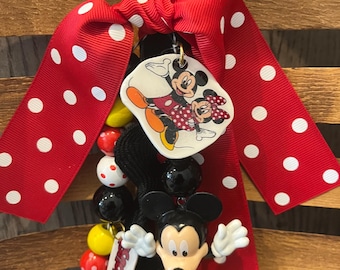 Mickey MOUSE -Handmade Bag Charm Accessory