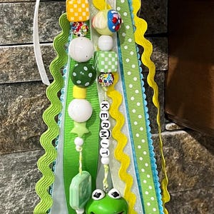 KERMIT -Handmade Bag Charm Accessory