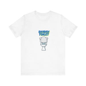 Maglietta con umorismo divertente sul water, maglietta unisex con design del water Skibidi, regalo per gli amanti dei meme, abbigliamento casual, divertente regalo di compleanno
