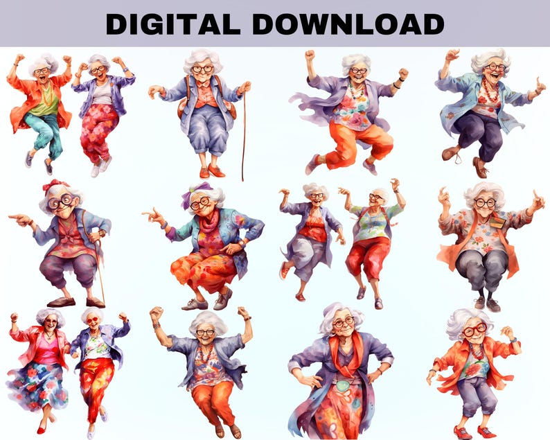 Whimsical Senior Women Clipart
Joyous Old Lady Faces PNG
Jocular Grandmas Illustrations
Playful Old Women Laughter Clip Art
Funny Old Ladies in Casual Scenes
Cheerful Elderly Women PNG
Hilarious Old Lady Expressions
Silly Grannies Clipart
Amusing Old Women Graphics