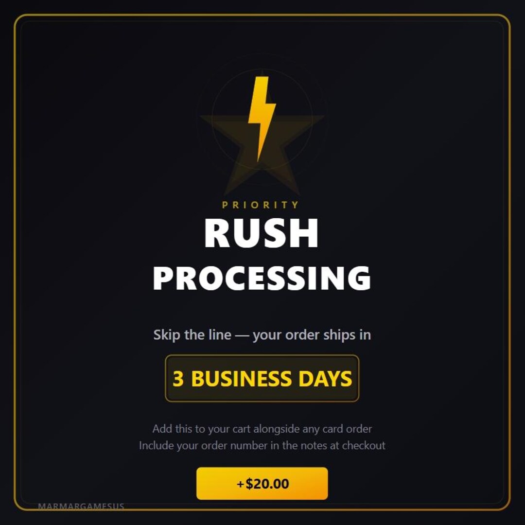 Rush Processing Rush Processing Add-on | Priority 2-day Turnaround - Etsy