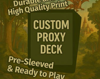 Custom Proxy Deck | 60/100 Cards, Sleeves Included, Ready to Play