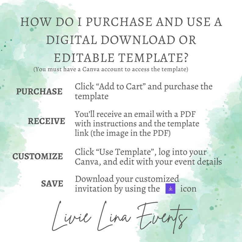 Editable Pool Party Template Canva Invite Instant Download Luau