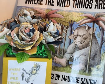 Where the Wild Things Are Flower Bouquet: Upcycled Teacher Gift