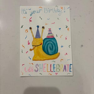 cartão de aniversário feito à mão!