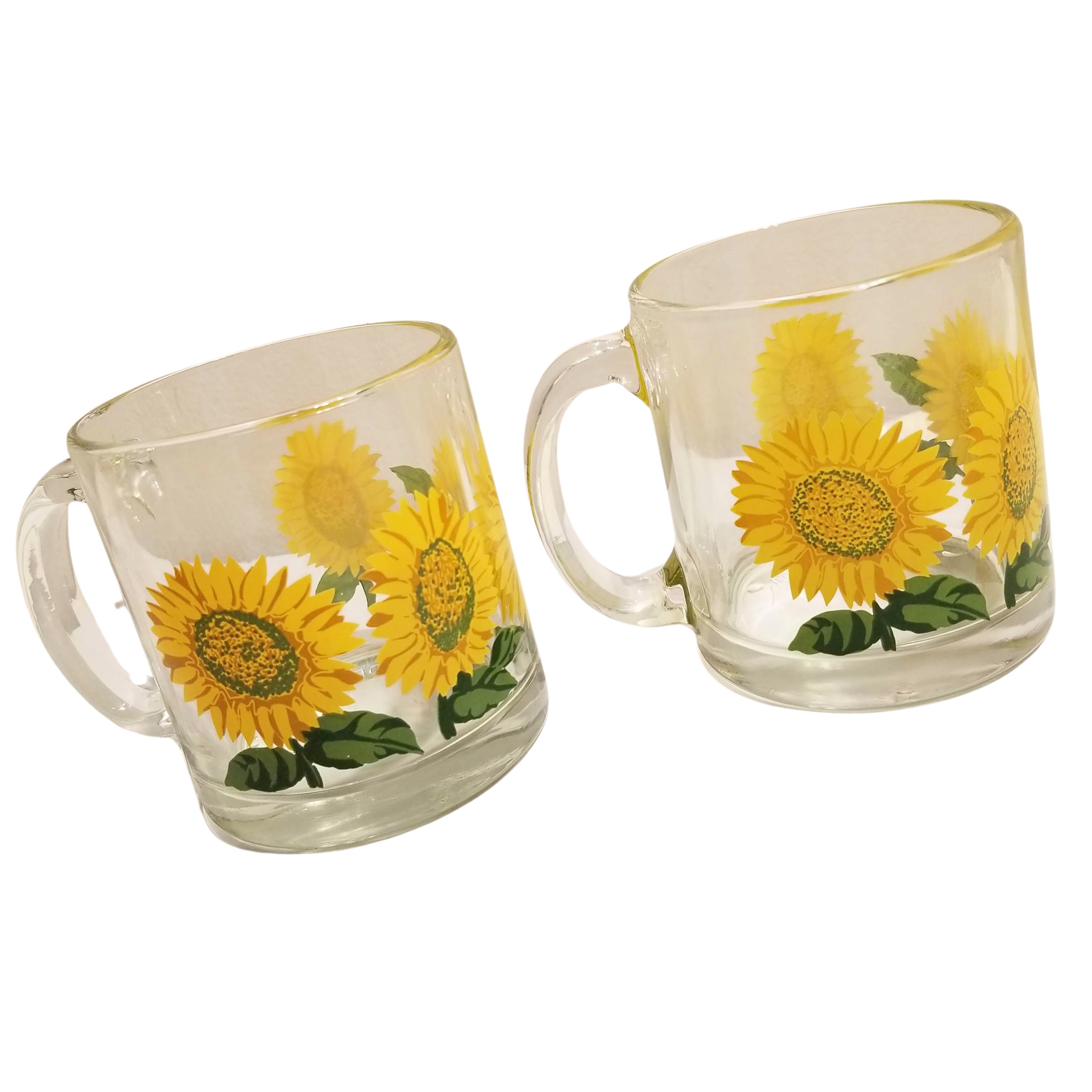 Sunflower Mug - 12 oz ceramic latte mug – The Traveling Teapot