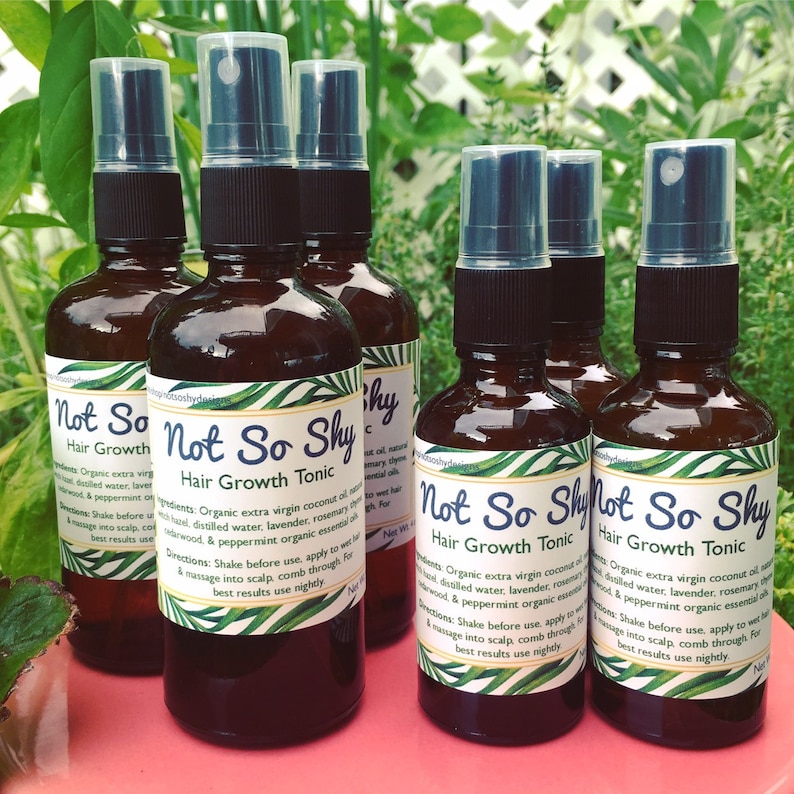 Organic Hair Growth Tonic for Daily Use. Helps Promote New Growth and
