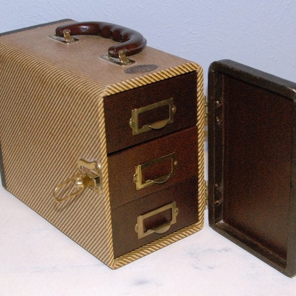 Vintage - Barnett Jaffe Baja - TWEED Stereo Slide Case