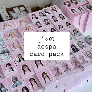 AESPA Card Pack (Photocards, 4 Life Cut, Photomatic prints, Polaroid print, 4R Photoprint, stickers, and others)