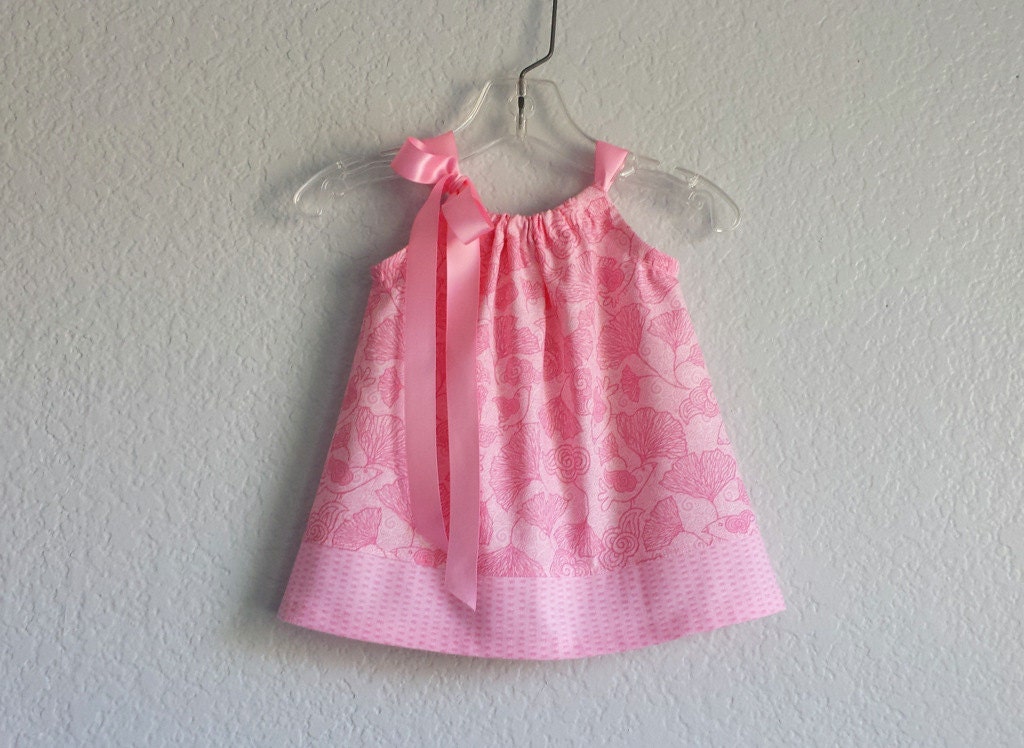 Baby Girls Pretty Pink Sun Dress With Bloomers Pullover Dress Etsy