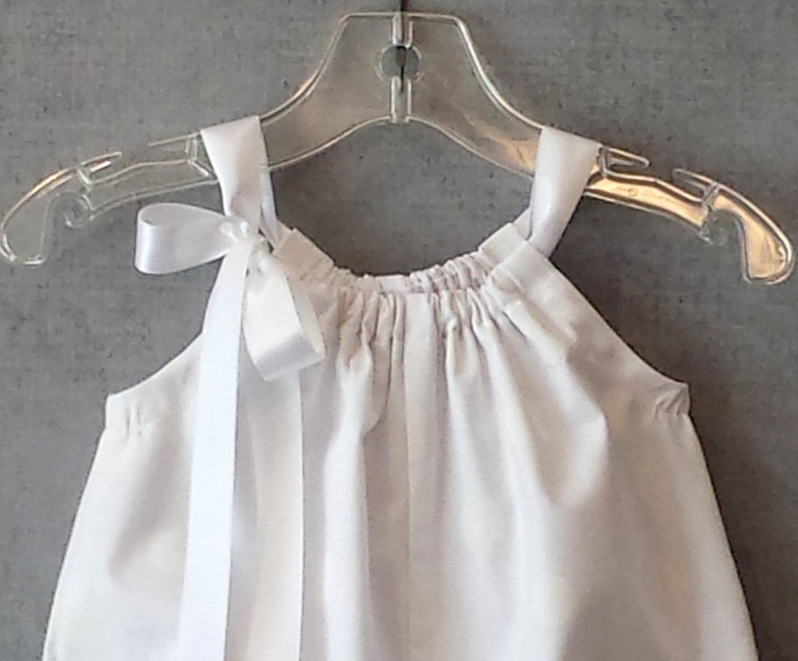 Baby Girls White Bubble Romper White With Large White Polka Etsy