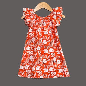 Orange Peasant Dress - Etsy Orange Peasant Dress - Etsy