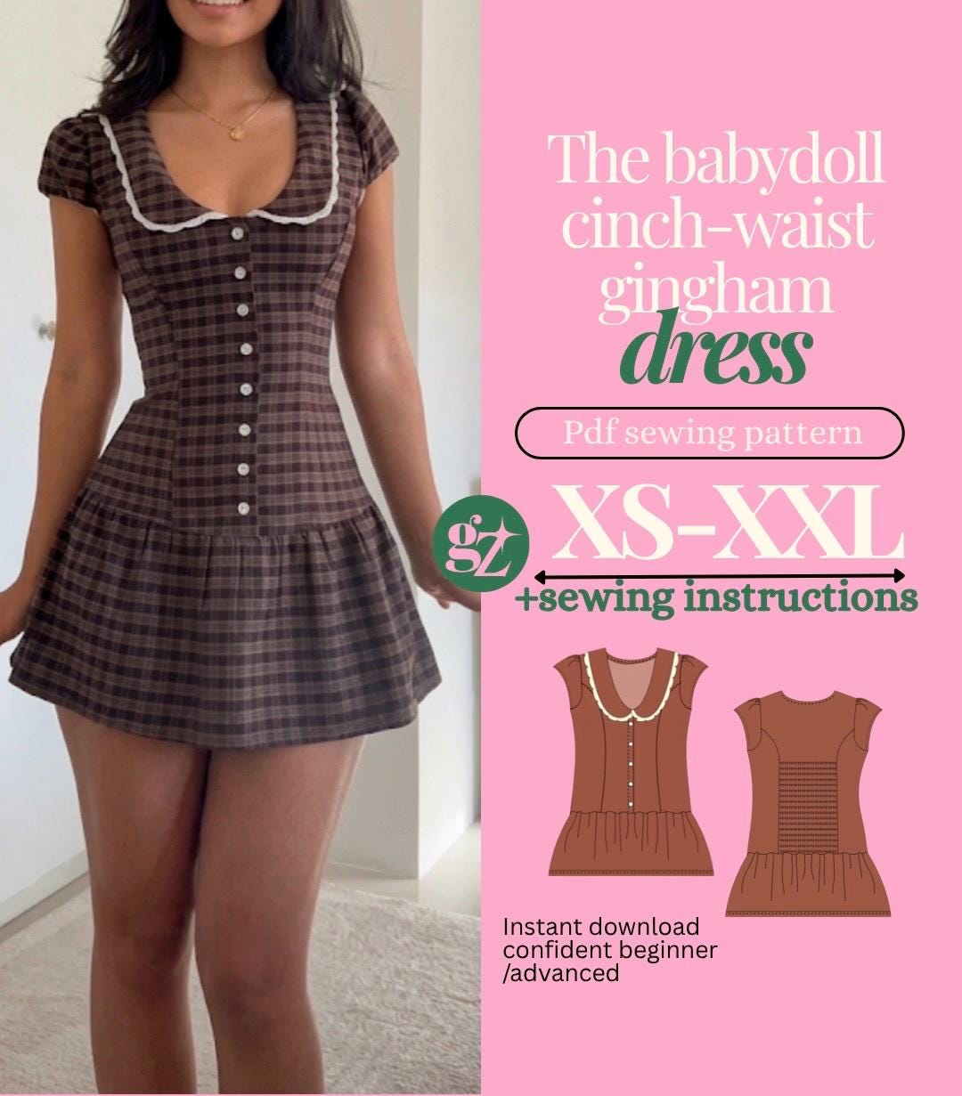 Lolitafashion Dress Pattern - Etsy