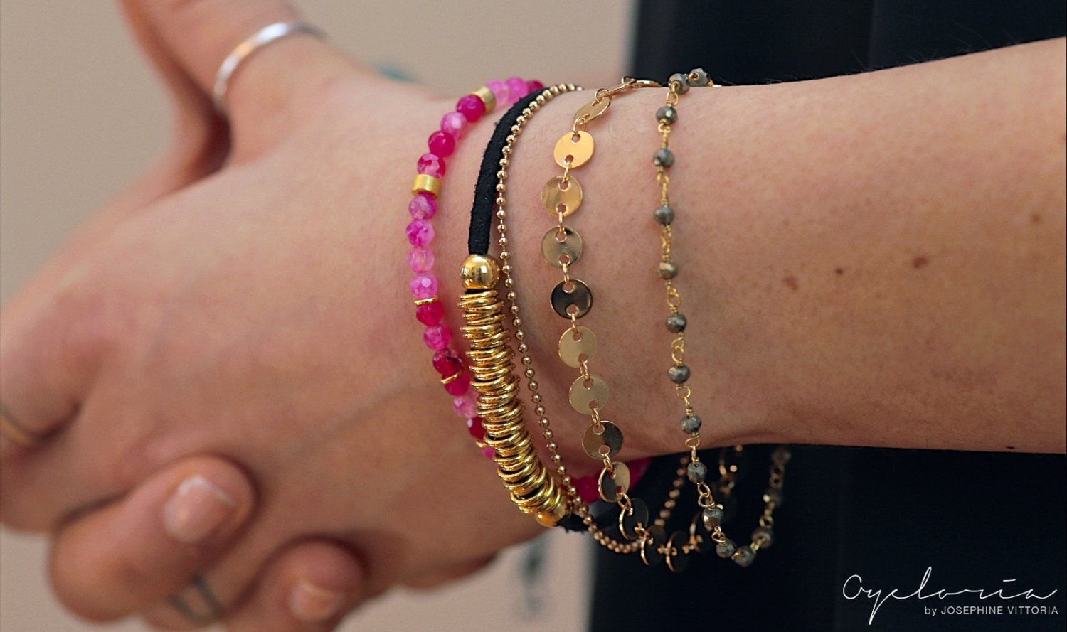 Gold bracelet gold beaded bracelet simple gold bracelet Etsy