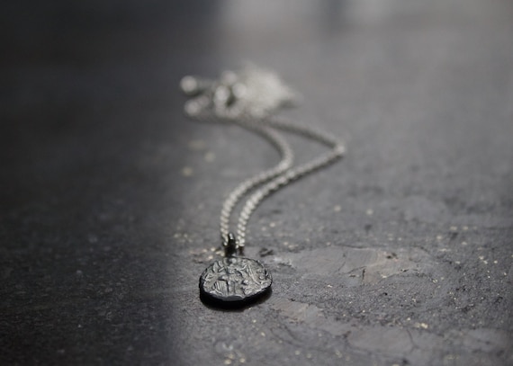 Dark coin necklace discount