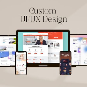 Custom UI/UX & Website Design | Figma Expert for Mobile Apps, Landing Pages,Website, Dashboards, Wireframes | Modern User-Centric Design