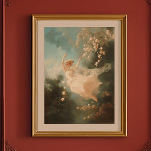 Rococo Wall Art • Fragonard-Inspired Print • Coquette Poster