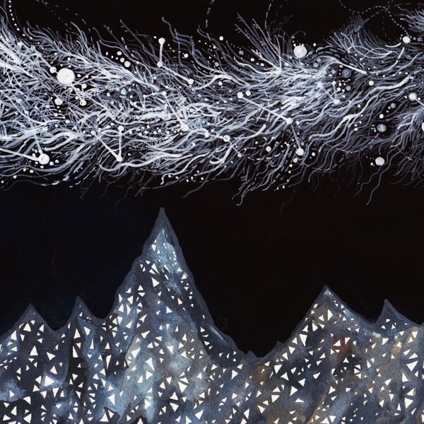 Winter Landscape, Fine Art Print-Hymns to Midnight
