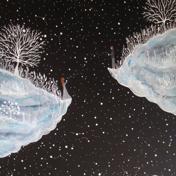 RESERVED FOR JENNIFER Original Painting-The Passage of Starlight