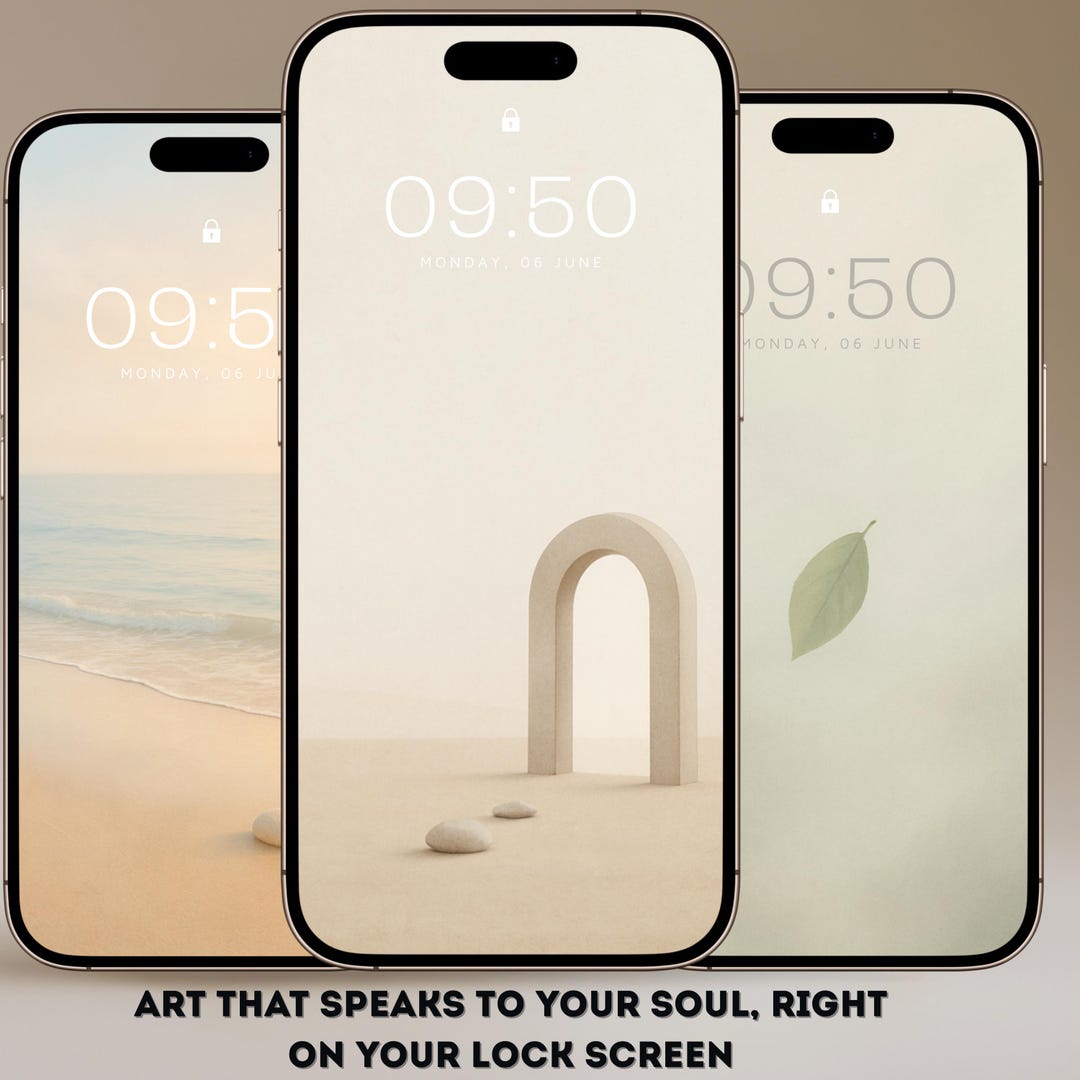 Neutral Aesthetic Phone Wallpaper – 20 Minimalist Lock Screens for