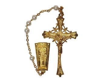 Golden Cross with Pendant