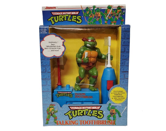 Teenage Mutant Ninja Turtles Talking Toothbrush Etsy