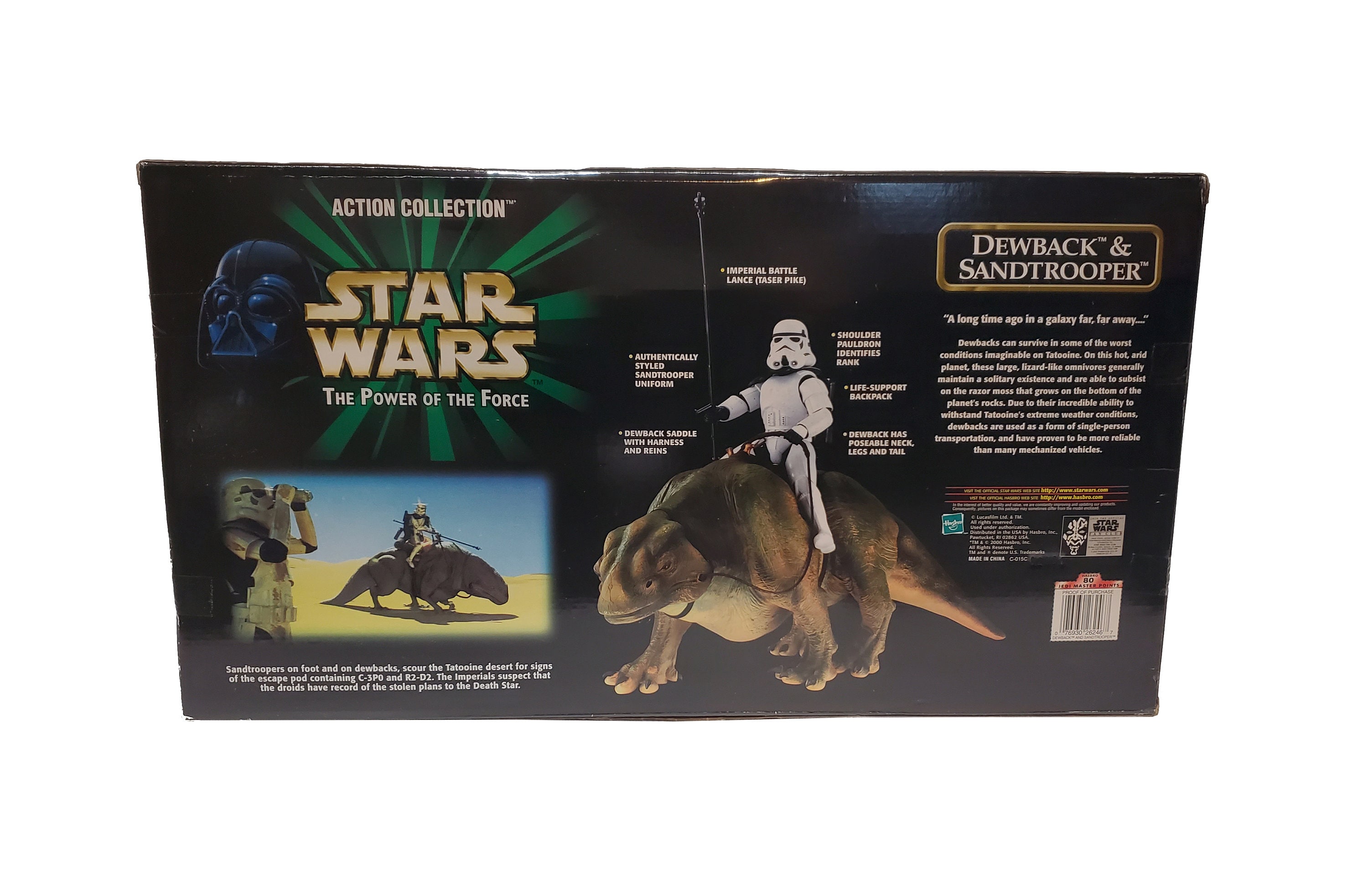 SF・ファンタジー・ホラー 00'Hasbro/12inch DEWBACK & SANDTROOPER Star Wars Dewback & Sandtrooper 12