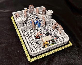 El Templo Maldito, Bloques de Mazmorra